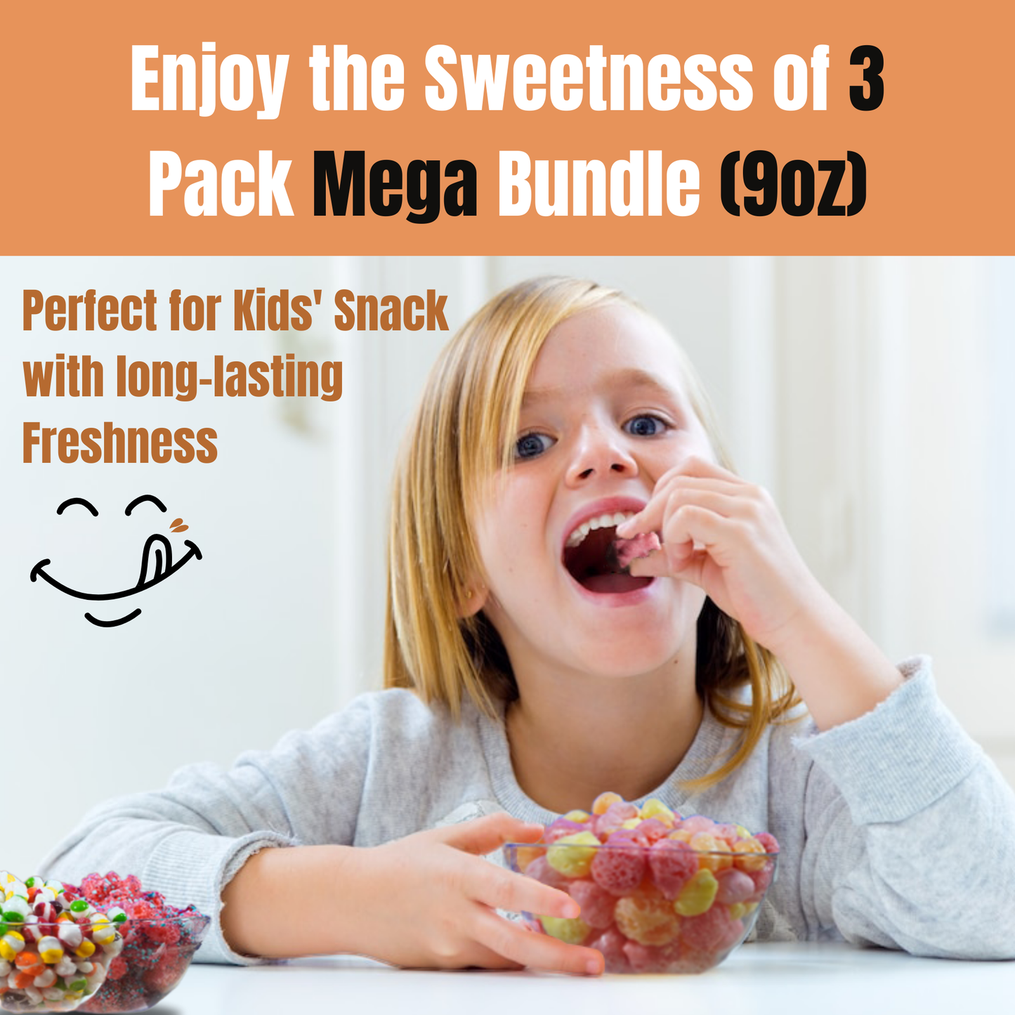 3 Pack Freeze Dried Candy Mega Bundle (9oz)